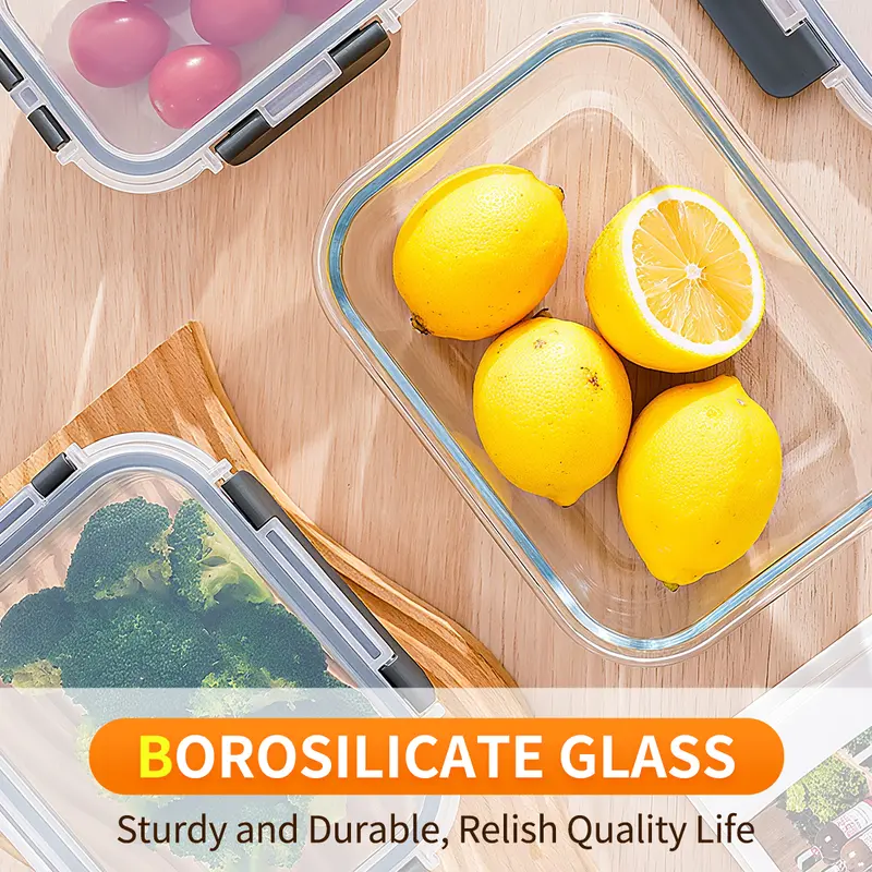 20-40-Piece Smart Meal Prep Set Container Airtight Glass Food Storage System 🍽️🍽️🍽️