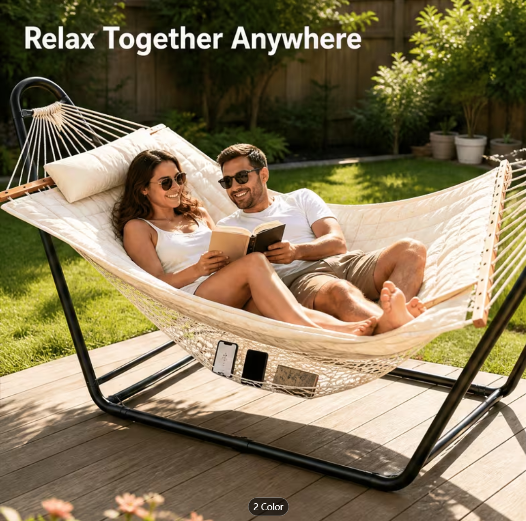 duty hammock set with stand🔥🔥🔥