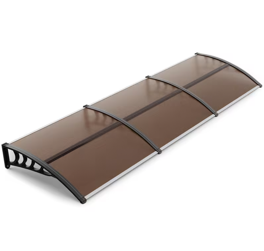 Outdoor Sun and Rain Canopy for Doors and Windows