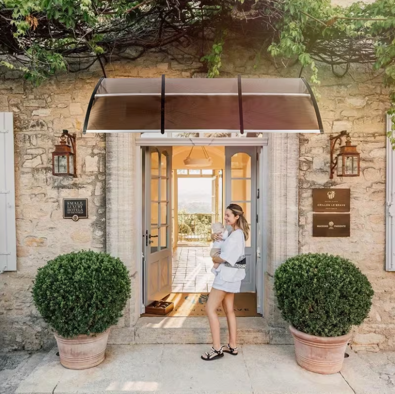 Outdoor Sun and Rain Canopy for Doors and Windows
