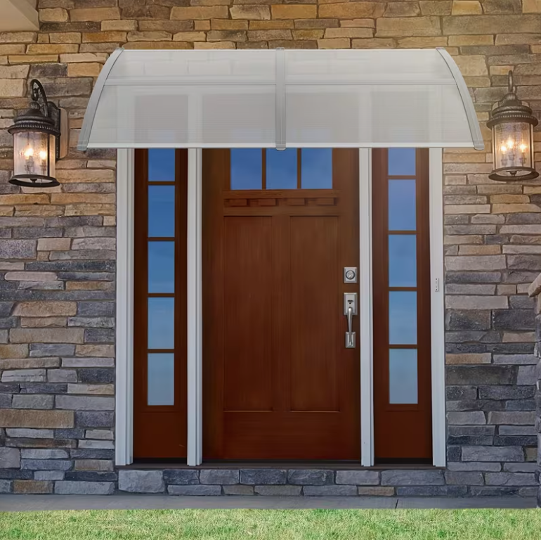 Outdoor Sun and Rain Canopy for Doors and Windows