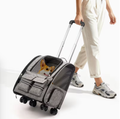 Airline-Approved Rolling Pet Carrier with Wheels🐶🐕🐈