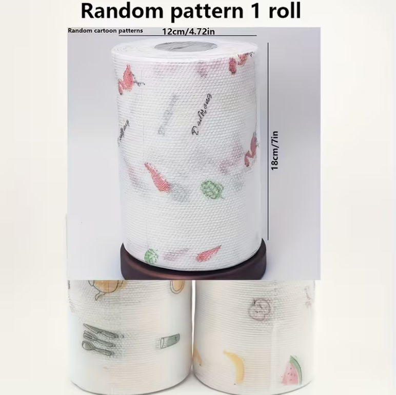 High Efficiency Disposable Kitchen Paper Towels1 Roll (800 Sheets) 🧻🧻