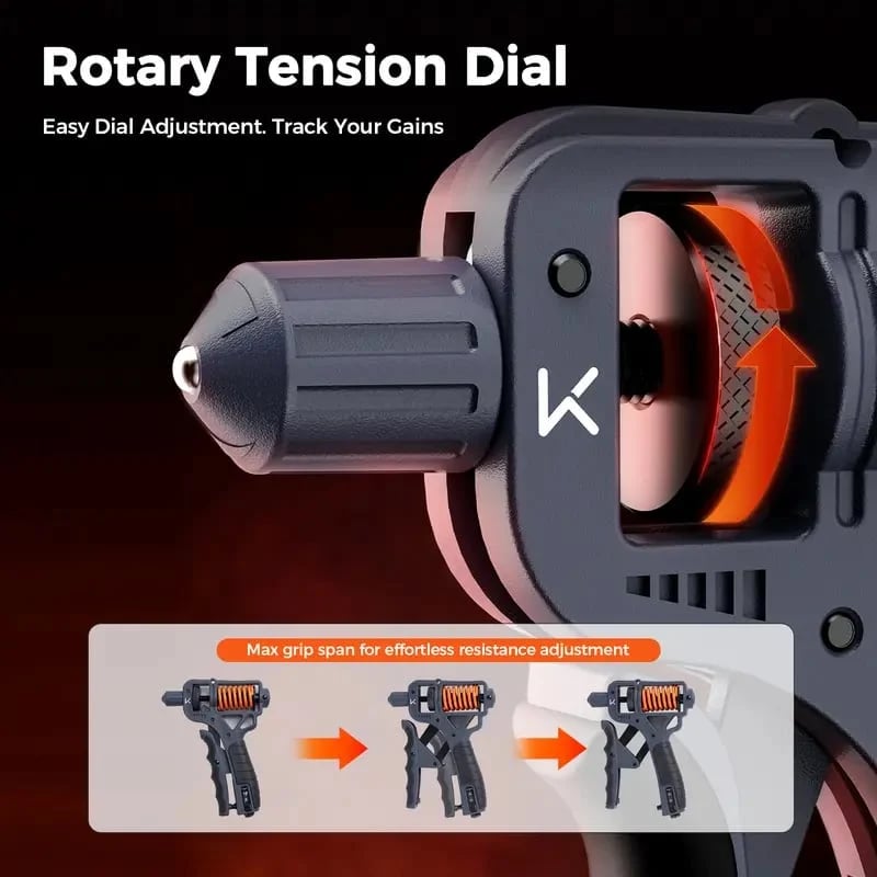 Ergonomic Adjustable H-Grip Hand Trainer – 💪
