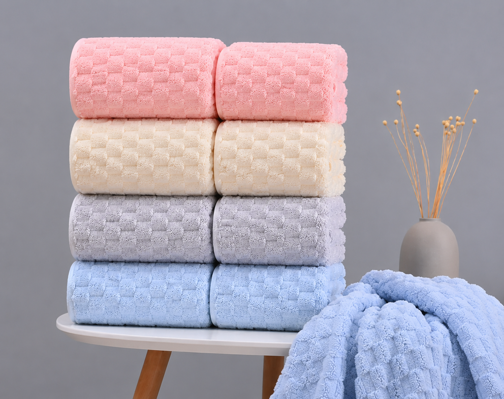 12-Pack HydroLock Ultra-Absorbent Oversized Bath Towels