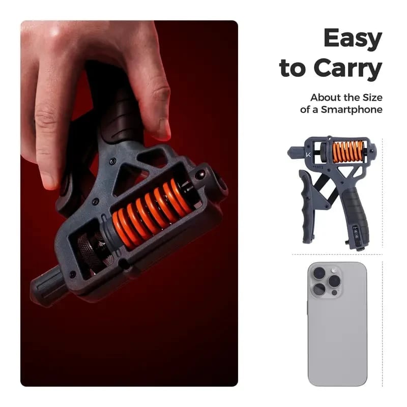 Ergonomic Adjustable H-Grip Hand Trainer – 💪