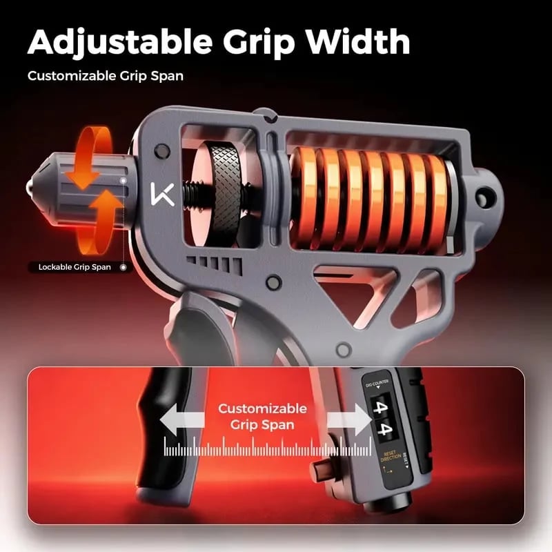 Ergonomic Adjustable H-Grip Hand Trainer – 💪